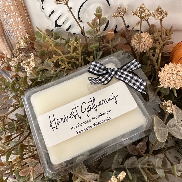 Harvest Gathering soy wax melt fragrance bars Handmade by Fancee Farmhouse - Picture 2 of 3